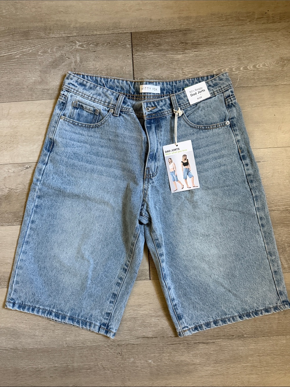 Fox Light Blue Women’s Denim Dad Shorts